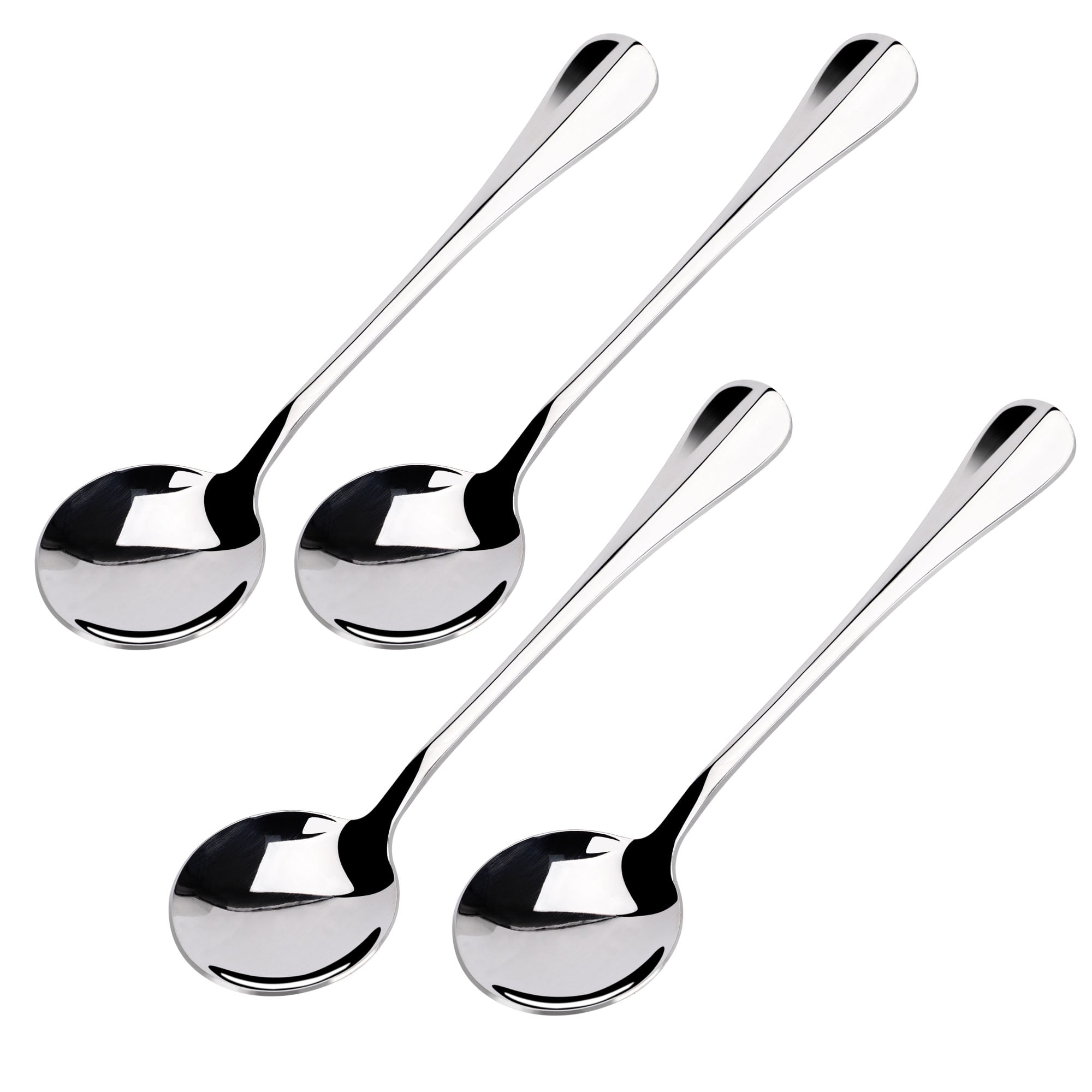 Unique Bargains Stainless Steel Spoons Set of 6 for Cooking Spoon 6.3