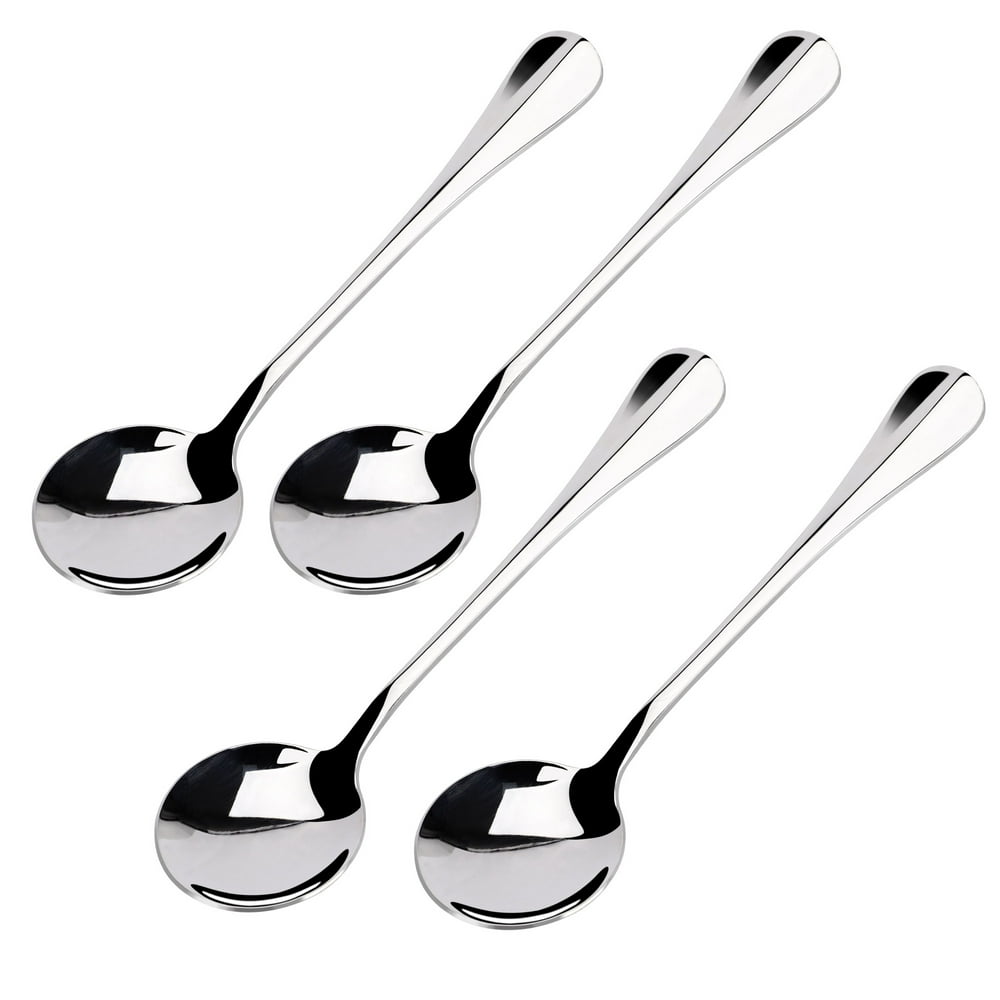Unique Bargains Stainless Steel Spoons Set of 6 for Cooking Spoon 6.3