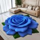 thumbnail image 1 of Alfombras de baño, alfombras para sala de estar, alfombra de área, alfombra de baño, alfombra de flores 3D, alfombra suave, alfombra antideslizante, alfombra para comedor, hogar, dormitorio, alfombra, 1 of 6
