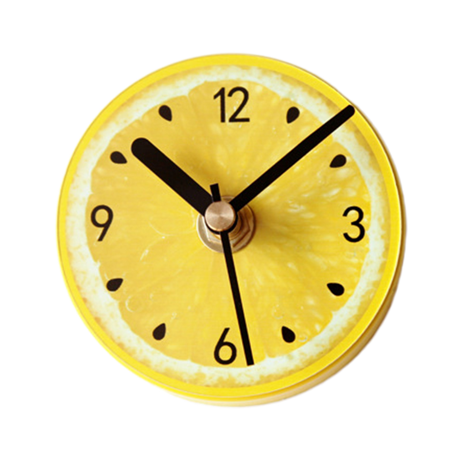 Colorful Fruit Fridge Clock Elegant Lemon Shape Fridge Clock