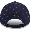 thumbnail image 4 of Girls Preschool New Era Navy New England Patriots Hearts 9TWENTY Adjustable Hat, 4 of 5