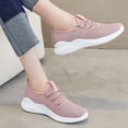 thumbnail image 2 of longantii Womens Slip On Running Shoes Breathable Walking Shoes Lightweight Gym Workout Shoes Non Slip Fashion Sneakers Pink, 2 of 5