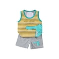 thumbnail image 3 of LIBRCLO Boys Clothes Size 18 Months Summer Thin T Shirts and Shorts Outfit Sets Casual Graphic Tees Toddler Clothes, 3 of 3