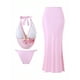 thumbnail image 3 of Trajes de baño para mujer, conjunto de traje de baño estampado de dos piezas a la moda para mujer, trajes de baño para mujer, trajes de baño para mujer, trajes de baño de moda de playa para mujer, 3 of 5