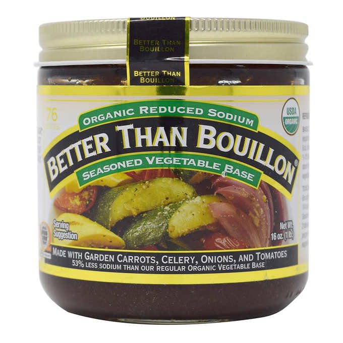Better Than Bouillon Organic Reduced Sodium Vegetable Base, 16 oz