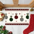 thumbnail image 6 of Xuniizn Christmas Door Mat Xmas Welcome Christmas Mat Non-Slip and Washable Winter Doormat Rubber Back Snowflakes Door Mat Rugs for Indoor Outdoor, Christmas Decorations for Home, 6 of 7