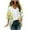 Yellow, variant on SwiftWear Women’s Summer Chiffon Cardigan Lightweight Cover-Up 3/4 Sleeve Sheer Colorful Floral Print Loose Fit Cardigan Tops for Beach Vacations ​​