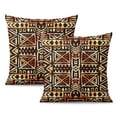 thumbnail image 1 of Decorative Throw Pillows Cover 16x16 Inch Boho Farmhouse Square Pillow Case for Couch Sofa Bed, Geometric Patterns Home Decor Pillows Cover, Fall Pillow Cover Cushion (2 Pack), 1 of 7