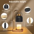 thumbnail image 3 of Candle Warmer Lamp with Timer,Candle Lamp with Dimmer,Wax Warmer Height Adjustable for Home Decor,Wax Melt Warmer for Scented Candles, 3 of 7