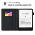 thumbnail image 3 of Artyond Case for Kindle Paperwhite 2021,PU Leather Card Slots Folio Cover with Auto Sleep/Wake Case for 6.8" Kindle Paperwhite (11th Generation-2021) and Kindle Paperwhite Signature Edition, Black, 3 of 7