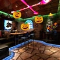 thumbnail image 4 of Decoraciones colgantes en espiral para Halloween, serpentinas colgantes en espiral con forma de esqueleto de fantasma y calabaza para el techo, 4 of 5