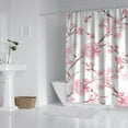 thumbnail image 3 of Waterproof Pioneer Shower Curtain 84x72 Inch Polyester Unique Colorful Floral Shower Curtain for Bathroom Hotel Home Decor with 12 Plastic Hooks, 3 of 5