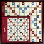 WS Game Company Scrabble Giant Deluxe Edition with Rotating Wooden Board Game