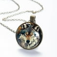 thumbnail image 6 of Wolf Necklace Personalized Custom Photo Round Pendant Adjustable Stainless Steel Necklaces with Gift Box for Men Women Mothers Valentine's Jewelry Gift, 6 of 6