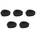 thumbnail image 1 of 5 Pcs 18mm x 37mm Black Flexible Semi Enclosed Cable Drag Chain 1M 39.4 Inch, 1 of 9
