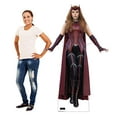 thumbnail image 4 of Cardboard People Scarlet Witch Life Size Cardboard Cutout Standup - Marvels WandaVision, 4 of 5