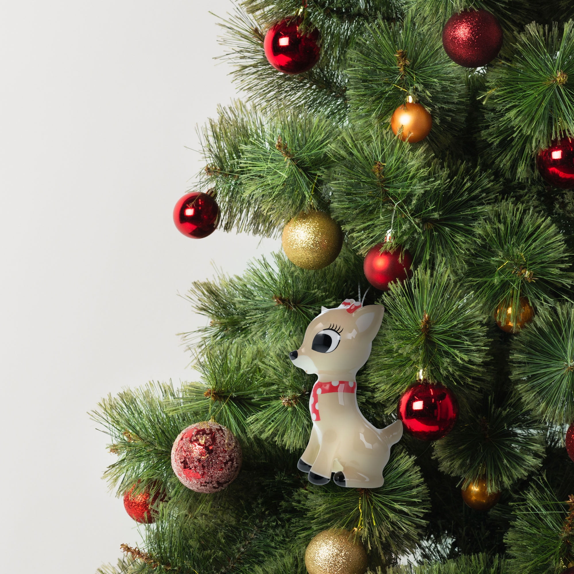 Rudolph the Rednose Reindeer,Clarice Figural Christmas Tree Ornament