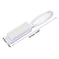 thumbnail image 2 of Unique Bargains 4 Pcs Fingernail Cleaner Nail Brush Fingernail Cleaning Tools with Plastic Handle Clear Purple, 2 of 8