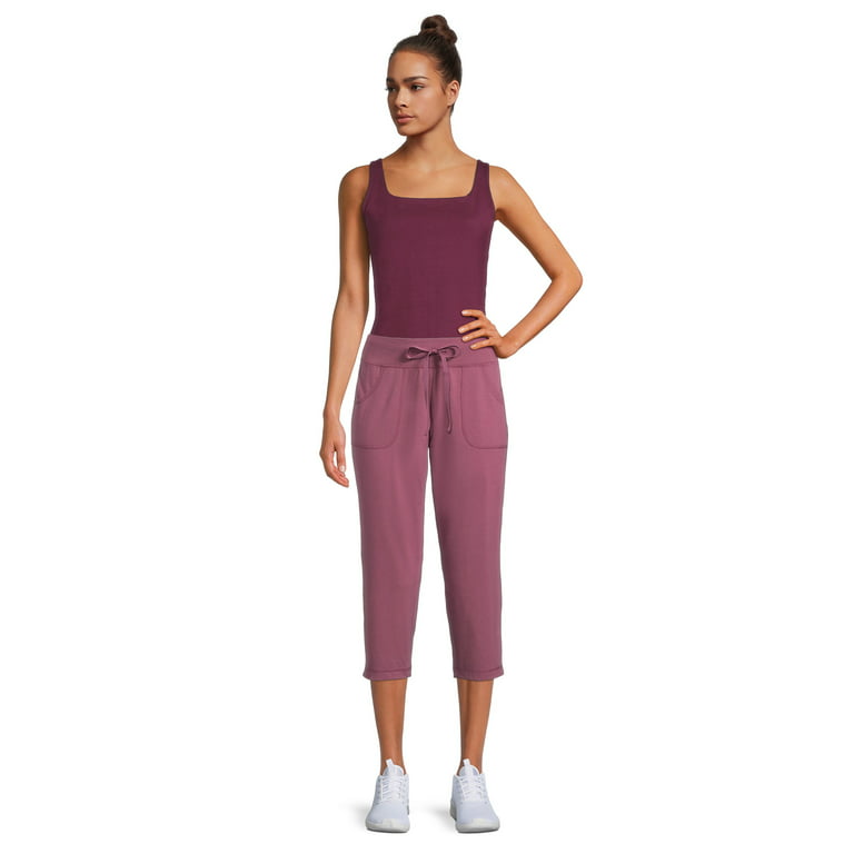 Athletic Works Women's Core Knit Capri With Front Pockets