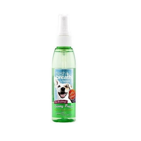 Fresh Breath for Dogs 4 oz Dental Oral Care Spray Healthy Gums - Choose Scent (Berry Fresh)