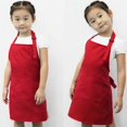 thumbnail image 2 of Toddler Adjustable Working Apron Children Solid Color Waterproof Apron Anti-oil Kitchen Cooking Baking Painting Bibs for Kids, 2 of 4
