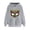 Gray, variant on VBTAPA Mardi Gras Graphic Hoodies for Women Loose Casual Hoody Tops Carnival Themed Print Hooded Sweatshirt with Kangaroo Pocket Army Green L