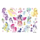 thumbnail image 3 of Nuevas pegatinas de tatuajes de My Little Pony, Twilight Sparkle, Rarity, AppleJack, pegatinas temporales con personalidad de anime, juguetes para fiestas infantiles, regalos, 3 of 5