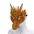 thumbnail image 2 of Lovebay Kid Teens Adult Realistic Dragon for Halloween Cosplay Masquerade Party Props Soft Mask, 2 of 4