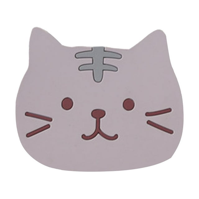 Coffee Tables for Living Room,Cat Shaped Silicone Coaster Non Slip Hot Pad for Desk Coffee Table Kitchen