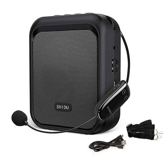 Amplificador de voz SHIDU Mini altavoz Bluetooth portátil 10W