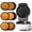 6 in 1 Multi Mini Maker, variant on Electric Waffle Maker 5 Inch Pizzelle Maker Non-stick Stroopwafel Iron