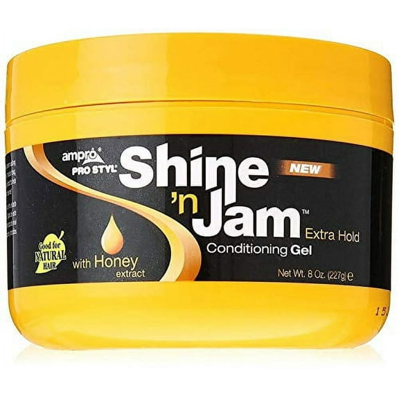 Ampro Shine 'N Jam Conditioning Gel, Extra Hold, 8 Ounce