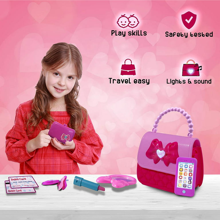 Expressions Princess Heels Set in Carrying Bag - Pretend Play High Heels  for Kids
