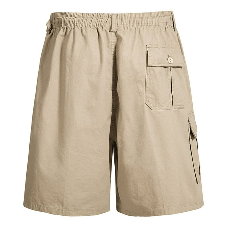 XL-5X Plus Size Cargo Shorts for Men with Pockets Big & Tall