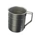 thumbnail image 5 of Taza de acero inoxidable para acampar, taza para beber, agarre cómodo, accesorios de fotografía para el hogar 500ml Plata, 5 of 9