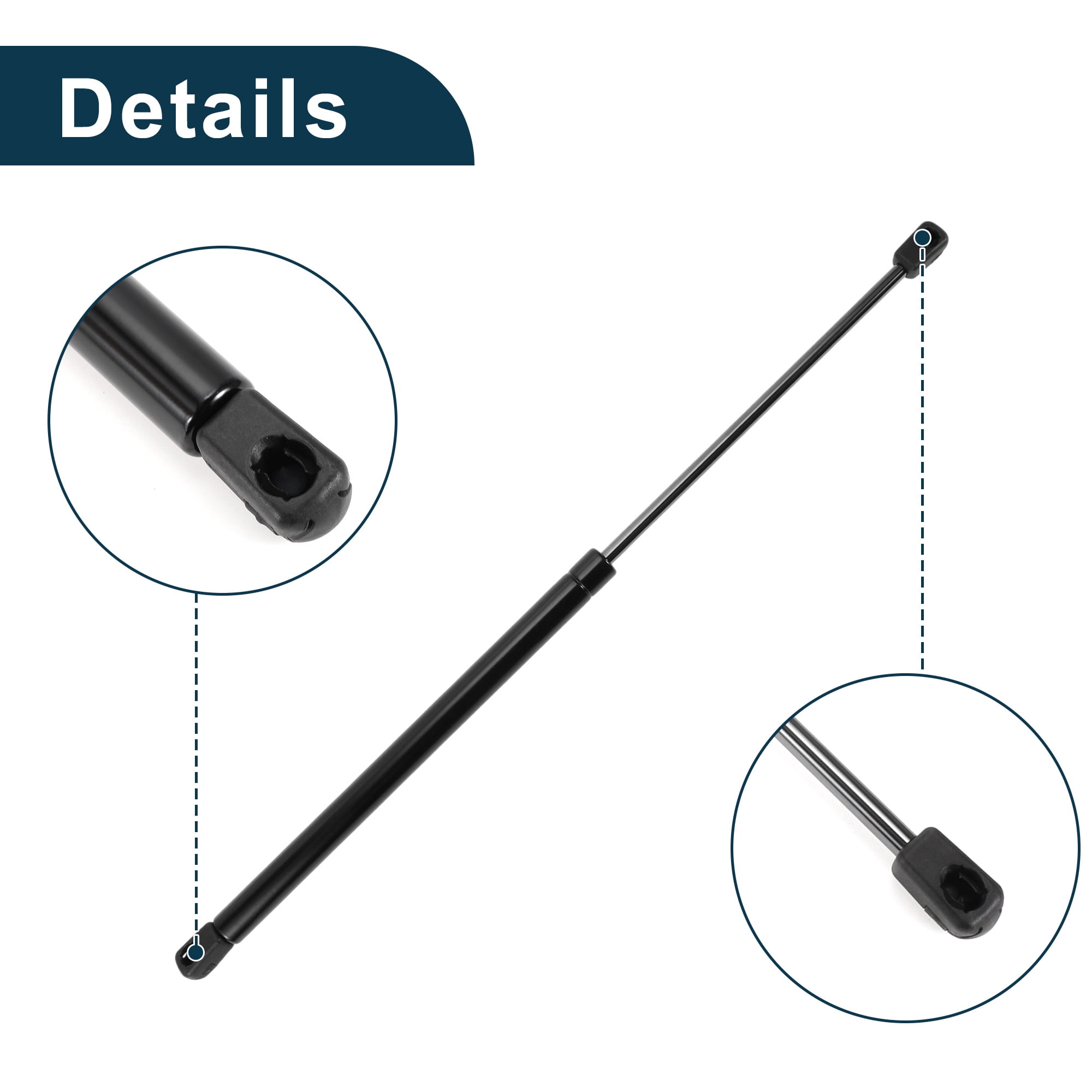 Unique Bargains 2Pcs Lift Supports Struts for Ford Focus 2000-2007 Rear Hatch Gas Spring