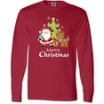 thumbnail image 3 of Inktastic Merry Christmas Long Sleeve T-Shirt, 3 of 5