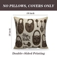 thumbnail image 2 of LALILO Throw Pillow Covers Vintage Keys And Open And Secret Collection Cushion Cover 18" x 18", 2 Pack, 2 of 6