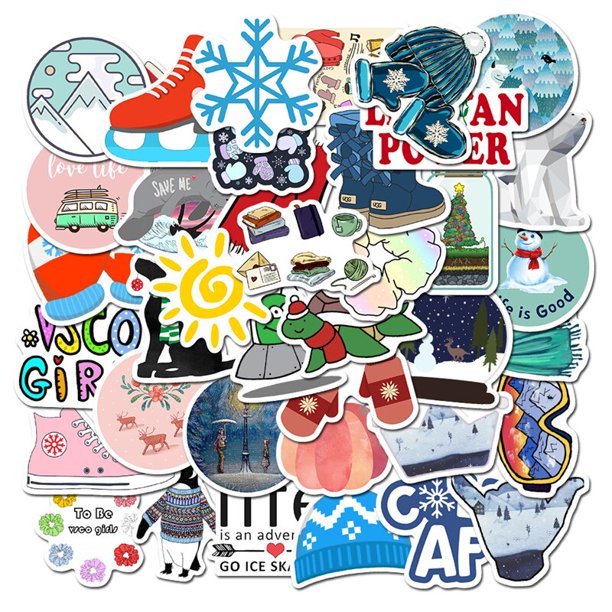 10/30/50Pcs/Set Cute Japanese style Kawaii Boxed Stickers Planner Scrapbooking Stationery Japanese Diary StickerChina Gong Bohan LED