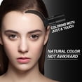 thumbnail image 4 of Ganfancp Línea de Pelo Marrón En Polvo 1.1G Cabeza de Esponja de Pelo a Prueba de Agua y Antisudor Línea de Pelo En Polvo Ofertas Del Día 1X Polvo Negro para La Raya Del Pelo 1,1G, 4 of 7
