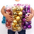 thumbnail image 4 of 34 bolas navideñas de 4 cm, adorno para árbol de Navidad, decoración para el hogar, colgante, regalo de Año Nuevo, bola de Navidad, 4 of 5