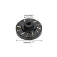 thumbnail image 2 of 4Pcs Brass Wheel Hex Hub Adapter Counterweight Brake Disc for 1/18 FMS RC Car Upgrade Parts,Black, 2 of 4