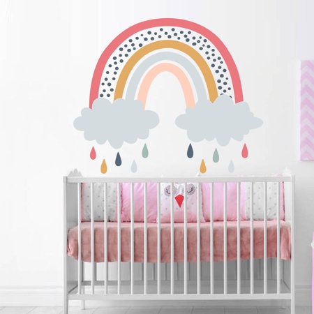Stickers Muraux Arc En Ciel Sticker Mural Arc En Ciel 2 Pieces Autocollant Mural Colore Ensticker Mural Givre En Pvc Arc En Ciel Pour Salon De Chambre A Coucher G Walmart Canada