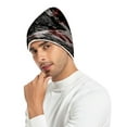 thumbnail image 6 of BZSMCE Winter Beanie Hats Casual Warm Cozy CapMonochrome Quilt Design Pattern, 6 of 7