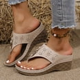 thumbnail image 2 of YLYL Orthopedic Sandals for Women Flip Flops Comfort Casual Arch Support Open Toe Summer Beach Slippers, 2 of 8