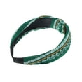 thumbnail image 5 of Unique Bargains 1 Pc Fashion Love Sea Pattern Headbands for Women Dark Green, 5 of 6
