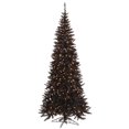 thumbnail image 1 of Vickerman 5.5' Black Fir Artificial Christmas Tree with 300 Clear Lights, 1 of 2