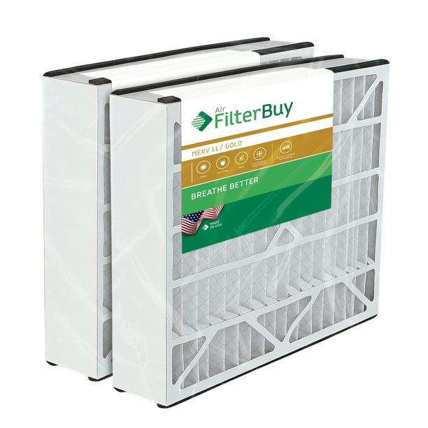FilterBuy 20x25x5 Air Bear Trion 229990102 Compatible Pleated AC