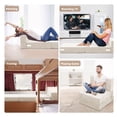 thumbnail image 4 of Lilypelle Kids Folding Floor Sofa Bed Chair, Child Fold Up Couch Bed for Sleeping, 3-in-1 Convertible Toddler Floor Futon Mattress, Portable Fold Out Kids Futon Sofa Bed with Storage Bag, 4 of 8