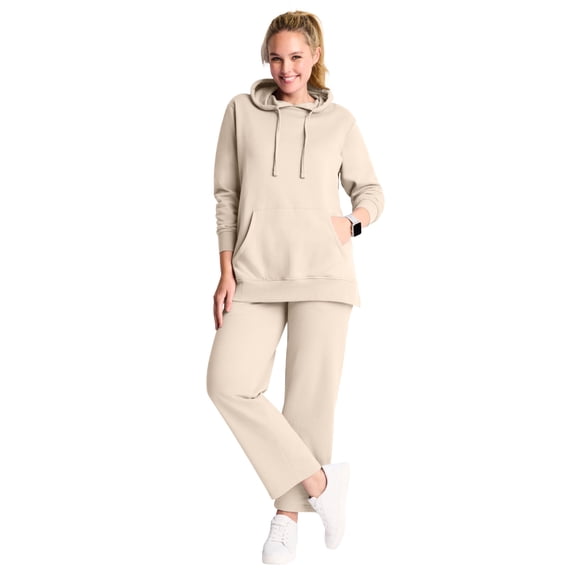 Woman Within Plus Size Fleece Hoodie Pocket Sweatshirt
